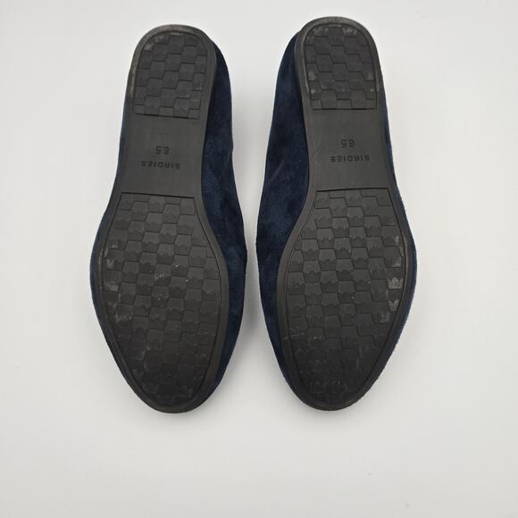 Birdies, Starling Blue Suede Loafers, Flats, Velvet, Size 6.5 - Picture 8 of 8